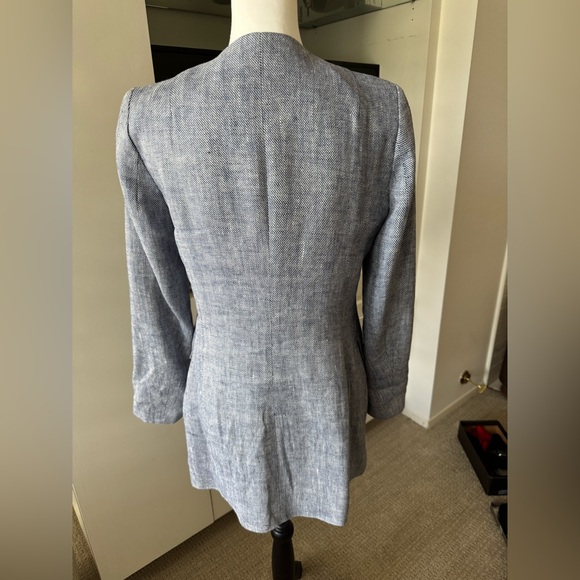 Zara Collection Chic and Versatile Lined Linen Blazer - Picture 4 of 8